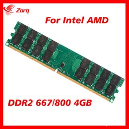 RAMS DDR2 4GB PC25300S 6400S DDR2 800 667 MHz 4GB SODIMM 240pin 1,8 V Mémoire de bureau 4 Go PC2 pour les cartes mères Intel et AMD