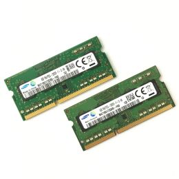RAMS DDR3 4GB 1RX8 PC3L 12800S 1600 MHz 4G SEC Mémoire d'ordinateur portable DDR3L 1600 MHz Module de carnet SODIMM RAM