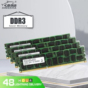 RAMS DDR3 4 Go 8 Go 16 Go 32 Go ECC Server Memory 1333 1600 1866 DDR 3 ECC REG RIMM RAM X58 X79 Carte mère