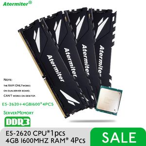 Rams DDR3 Reg ECC Memoria Memoria 4GB 1600MHz * 4 x79 16 Go avec Intel Xeon E5 2620 2640 2689 2620 V2 2630 V2 2650 V2 CPU LGA 2011