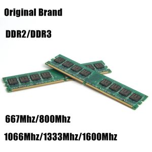 RAMS Desktop RAM DDR2 DDR3 8 Go 2GB 2G 800MHz 667MHz PC3 PC3 Mémoire UDIMM 240pins 8 Go 4GB DDR3 1333MHz 1600MHz 12800U 10600U