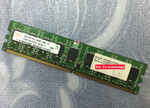 RAMS pour Hynix 2GB DDR2 800MHz 2G PC26400E 2RX8 Pure ECC Server Memory RAM 240pin Garantie à vie
