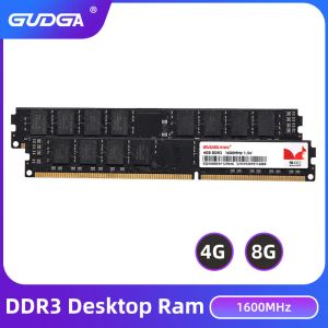 RAMS Gudga DDR3 4GB 8 GB RAM Desktop Memory Ram 1600 MHz 1.5V 240PIN voor desktop DIMM PC DDR3 Memoria RAM DDR3 8GB 4GB Desktop Ram