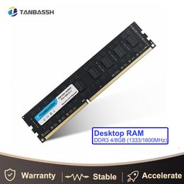 RAMS koelmantel DDR3 8GB RAM DDR3 4GB 1333MHz Desktop geheugenmodule 240PIN 1.5V VERKOOP 4GB/8 GB NIEUW DIMM voor Intel Tanbassh