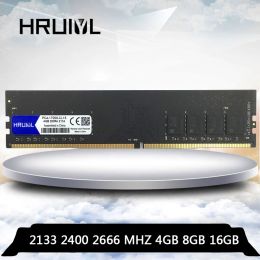Rams Hruiyl PC Computer RAM DDR4 4GB 8GB 16GB 4G 8G 16G MEMORIA DDR 4 PC4 2133 2400 2666 MHz Memoria de la placa base de escritorio 288pin