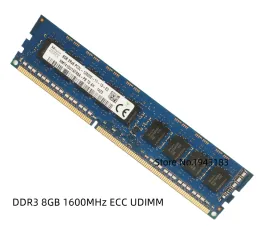 Rams Hynix DDR3 8 Go 1600MHz PC3L 12800E 2RX8 PURE ECC Workstation RAM Mémoire de serveur non frappé
