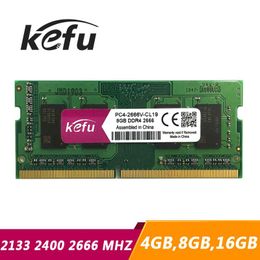 RAMS Kefu Laptop DDR4 4GB 8GB 16GB Memory PC4 2133MHz 2400MHz 2666MHz 4G 8G 16G DDR4 2133 2400 2666 MHz RAM NOOTBOOK MEMORIA SODIMMMMMMMM