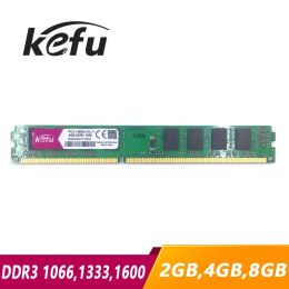 Rams Kefu Memory RAM DDR3 2 Go 4 Go 8 Go 1066MHz 1333MHz 1600MHz PC38500 PC310600 PC312800 PC RAM MEMORIA MEMORIA DIMM 4G 8G