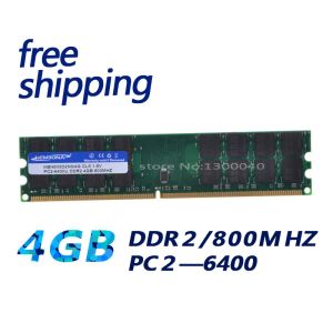 RAMS Kembona Best Kwaliteit PC Desktop DDR2 4GB 800MHz PC6400 32Chips/16Chips Hoge dichtheid Werkt alleen voor AMD -moederbord