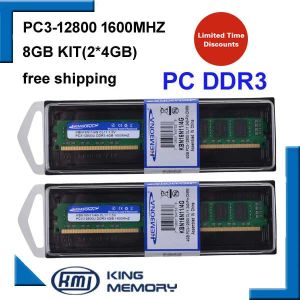 RAMS KEMBONA Best Sell Desktop DDR3 8 Go 1600 MHz 8G (kit de 2,2x DDR3 4GB) PC312800 NOUVEAU TRAVAIL POUR TOUT LE BURANCE