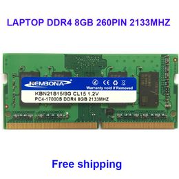 RAMS KEMBONA MEMORY SODIMM ordinateur portable DDR4 8 Go 8G 2133MHz PC17000 2666Hz PC21300 RAM compatible complet 260pin