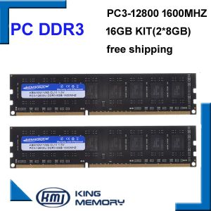 RAMS KEMBONA PC LONGDIMM DEKSOTOP DDR3 ÉVIAL THIAUX 16 Go 1600 MHz 16 Go (kit de 2,2x 8 Go) PC312800 NOUVEAU TRAVAIL POUR TOUT LE TRAVAILLE