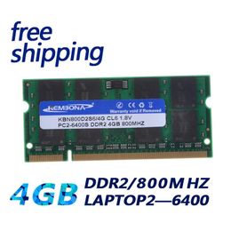 RAMS KEMBONA SODIMM ordinateur portable DDR2 4 Go 4G 800MHz PC26400 RAM Memory Notebook 200pin Module