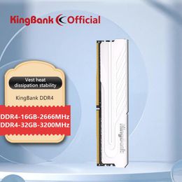 Rams Kingbank DDR4 32G 16 Go 8 Go RAM 3200MHz 2666 MHz 16 Go 2666MHz 1.2 V PC DIMM BURACKTOP Mémoire de bureau
