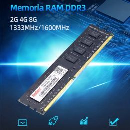 Rams Kingspec PC Mémoire RAM DDR3 Mémoire DDR3 4 Go 8 Go Memoria RAM DDR3 240 PINS 1600 MHz RAMS pour ordinateur de bureau DDR3 Mémoire de l'ordinateur