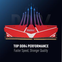 RAMS KINGSPEC RAM DDR4 8GB 16GB Memory DDR4 3200MHz 2666MHz Memoria Modules Ram koellichaam voor Intel XMP2.0 AMD Moederbord PC