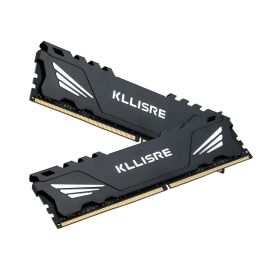 Rams Kllisre 2Pieces DDR3 DDR4 4 Go 8 Go 16 Go RAM de mémoire 1333 1600 1866 2400 2666 3200 DIMM DE BUR