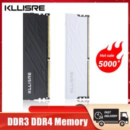 Rams Kllisre DDR3 DDR4 4GB 8GB 16GB Memoria RAM 1600 1866 2400 2666 3200 MHz Desktop Dimm Nonecc