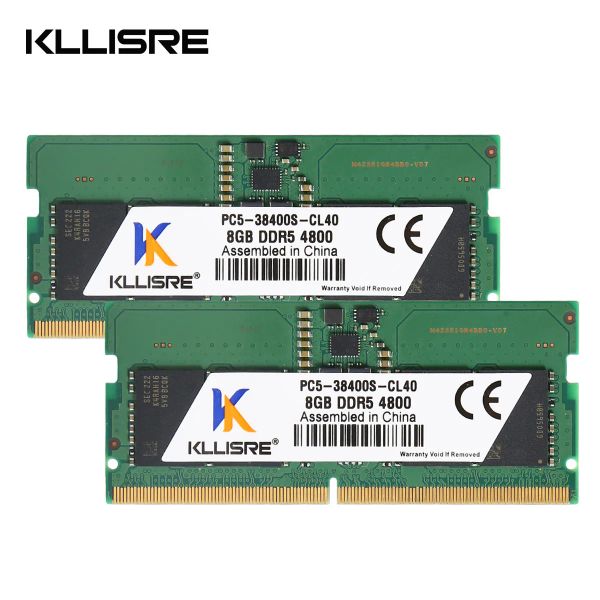 Rams Kllisre Ram DDR5 8 Go 16 Go 4800MHz Mémoire de carnet 8 Gbx2 16gbx2 So DIMM Gaming ordinaire de jeu PC