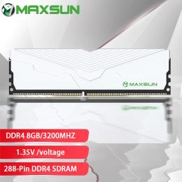 Rams Maxsun Desktop Memory DDR4 16 Go 8 Go 3200MHz Nouveau DIMM Memoria Rams Rams PC4 Mémoire de jeu de bureau