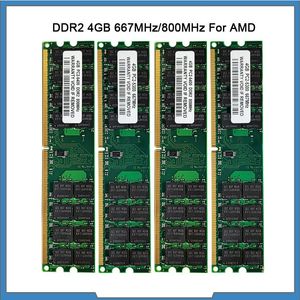 Rams Memoria Ram DDR2 4GB 8GB 667MHz 800MHz PC25300 6400 Para la MD CPU Memoria de la placa base RAM 240 PINS 1.8V Módulo de memoria de PC