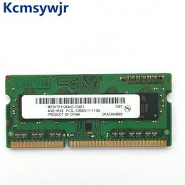 RAMS Micron Chipset 4 Go 1RX8 2RX8 PC3L 12800S DDR3 1600MHz 4GB Mémoire d'ordinateur portable Module Sodimm RAM