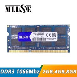 RAMS MLLSE 2GB 4GB DDR3 1066 PC38500 SODIMM ordinateur portable, DDR3 1066MHz 4GB PC3 8500 SODIMM NOTAK, RAM DDR3 1066 MHz 4GB SDRAM