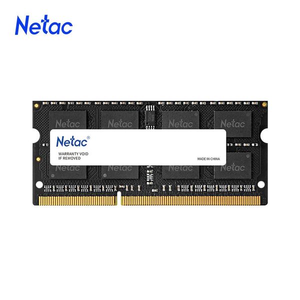 Rams Netac DDR3 Memoria RAM DDR3 4GB 8GB 1600MHz DDR3L MEMORIA RAM 204PIN PC3 12800 DDR3 1.35V Módulo de Memoria para laptop