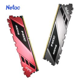 Rams Netac Memoria RAM DDR4 8 Go 16 Go RAM Memory DDR4 3200MHz Tire de chaleur XMP pour la carte mère Intel AMD
