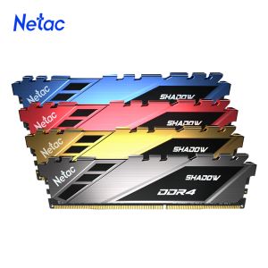 RAMS Netac RAM DDR4 8 Go 16 Go Mémoire DDR4 3200MHz 3600MHz 2666MHz MODULES MEMORIA Équipement de chaleur RAM pour Intel XMP2.0 AMD PC PC PC