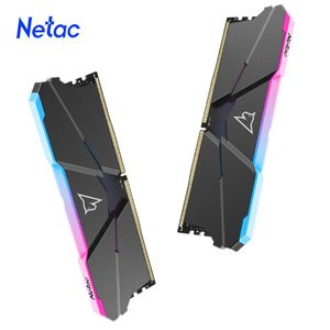 RAMS NetAC RGB DDR4 8 Go 16 Go 8GBX2 16GBX2 DDR 3200MHz 3600MHz Dual Channel Kit Kit Mémoire de jeu Mémoire de mémoire RAM Bureau mère