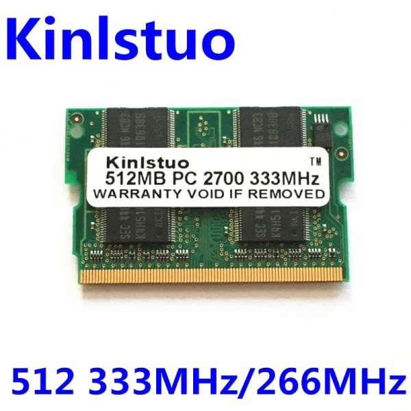 Rams Nouveau 512 Mo PC2700 DDR333 Microdimm 172 Pin Micro DIMM DDR333 172pin ordinateur portable RAM