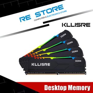 Rams New Kllisre DDR4 8 Go 16 Go RGB 3200 MHz 3200MHz Mémoire de bureau non-CRAM RAM
