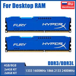 RAMS Nouveau PC3L12800 DDR3L 1.35V DDR3 8 Go 16 Go 4 Go PC312800 1600MHz Mémoire de bureau 240 PINS DIMM 1.5 V Module de mémoire RAM