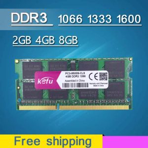Vente Rams RAM DDR3 4 Go 8 Go 2 Go 1066 1333 1600 1066MHz 1333MHz 1600MHz DDR3L DDR3 4GB 8 Go SODIMM SDRAM MEMORY MEMORIA ordinateur portable ordinateur portable