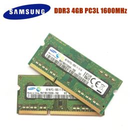 RAMS SAMSUNG 4G 1RX8 PC3L 12800S DDR3 1600 MHz 4 Go Mémoire d'ordinateur portable 4G PC3L 12800S 1600 MHz Module SODIMM RAM DDR3 4GB