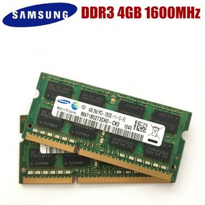 Rams Samsung 4GB 1RX8 2RX8 PC3 12800S DDR3 1600MHz Memoria de la computadora portátil Módulo de cuaderno Sodimm Sec.