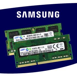 Rams Samsung 8 Go 4 Go 2GB 2G 4G PC2 PC3 PC3L DDR2 DDR3 667MHz 800MHz 1333Hz 1600MHz 5300S 6400 8500 10600 Mémoire d'ordinateur portable RAM RAM RAM RAM