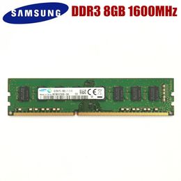 Rams Samsung 8 Go DDR3 PC3 PC3L 12800U DDR3 1600MHz Bureau de bureau Mémoire de bureau 8 Go PC3 PC3L 12800U DDR3 1600 MHz