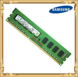 RAMS SAMSUNG DDR3 4 Go Mémoire de serveur 1600MHz Pure ECC UDIMM 2RX8 PC3L12800E STATION DE TRAVAIL RAM 12800 DANS