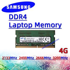 Rams Samsung DDR4 4 Go 2133MHz 2400 MHz 2666MHz 3200MHz RAM SODIMM Mémoire d'ordinateur portable PC4 2133P 2400T 2666V 3200AA