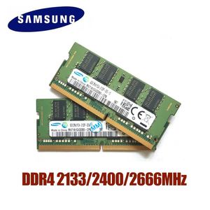 Rams Samsung DDR4 Mémoire d'ordinateur portable RAM 2133 2400 2666 MHz 1,2 V DRAM Stick pour le cahier 4 Go 8 Go 16 Go 32g