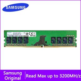 RAMS SAMSUNG DDR4 RAM 32 Go 16 Go 8 Go 4 Go PC4 3200MHz U DIMM pour ordinateur PC Bureau Prise en charge de la mémoire mère 4G 8G 16G 32G RAM DDR4