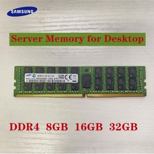Rams Samsung DDR4 Memoria del servidor 8GB 16GB 32GB 2133MHz 2400MHz 2666MHz 2933MHz 3200MHz RAM del servidor Recc ECC para escritorio