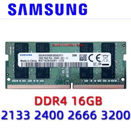 Rams Samsung ordinateur portable DDR4 RAM 16 Go PC4 2133MHz 2400MHz 2666MHz 3200MHz 2400T 2133P 2666V 3200AA Mémoire de carnet sodimm