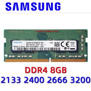 Rams Samsung ordinateur portable DDR4 RAM 8 Go PC4 2133MHz 2400MHz 2666MHz 3200MHz 2400T 2133P 2666V 3200AA Mémoire de carnet sodimm