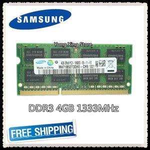 RAMS Samsung laptop geheugen DDR3 4GB 1333MHz PC310600S NOTEBOOK COMPUTER RAM 10600 4G ORIGINEEL