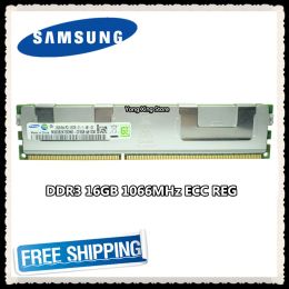 RAMS SAMSUNG Server Memory DDR3 16 Go 32 Go 1066MHz ECC REG registre DIMM PC38500R RAM 240pin 8500 16G 4RX4 X79
