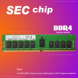 Rams Sec Chip DDR4 RAM 8GB 4GB 16GB PC4 2133MHz o 2400MHz 2666MHz 2400T o 2133p 2666V ECC Reg Server Memory 4G 16G 8G 32GB D4 RAM