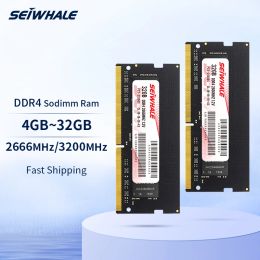 RAMS SEIWHALE MEMORIA RAM DDR4 8GB 4GB 16GB 2666MHZ16GB 32 GB 3200MHZ SODIMM NOTEBOOK High Performance Laptop Memory